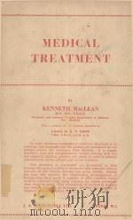MEDICAL TREATMENT 1957 PDF电子版封面
