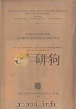 RADIOSOTOPE IN DER HERZDIAGNOSTIK 1958 PDF电子版封面
