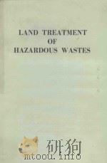LAND TREATMENT OF HAZARDOUS WASTES（1983 PDF版）