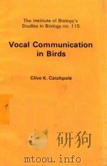 VOCAL COMMUNICATION IN BIRDS（1979 PDF版）