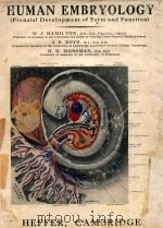 HUMAN EMBRYOLOGY PRENATAL DEVELOPMENT OF FORM AND FUNCTION（1962 PDF版）