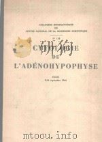 CYTOLOGIE DE L'ADENOHYPOPHYSE 1963 PDF电子版封面
