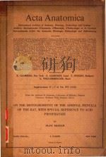 ON THE HISTOCHEMISTRY OF THE ADRENAL MEDULLA OF THE RAT WITH SPECIAL REFERENCE TO ACID PHOSPHATASE（1952 PDF版）
