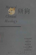 MANUAL OF CLINICAL MYCOLOGY SECOND EDITION（1954 PDF版）