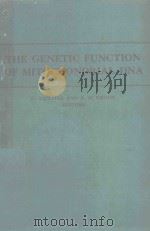 THE GENETIC FUNCTION OF MITOCHONDRIAL DNA 1976 PDF电子版封面 0720405866 C.SACCONE AND A.M.KROON