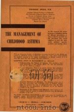 THE MANAGEMENT OF CHILDHOOD ASTHMA（1958 PDF版）