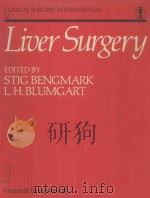 LIVER SURGERY 1986 PDF电子版封面 0443030863
