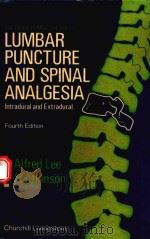 LUMBAR PUNCTURE AND SPINAL ANALGESIA FOURTH EDITION（1978 PDF版）