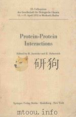 PROTEIN PROTEIN INTERACTIONS（1972 PDF版）