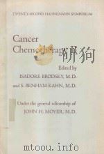 CANCER CHEMOTHERAPY II 1972 PDF电子版封面 0808906917