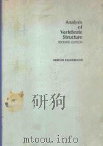 ANALYSIS OF VERTEBRATE SECOND EDITION（1982 PDF版）