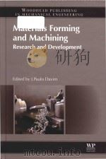 materials forming and machining research and development（ PDF版）