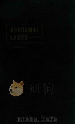ABNORMAL LABOR（1958 PDF版）