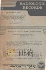RADIOLOGIC RECORDS（1960 PDF版）
