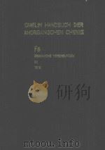GMELIN HANDBUCH DER ANORGANISCHEN CHEMIE EISEN ORGANISCHE VERBINDUNGEN TEIL B（1978 PDF版）
