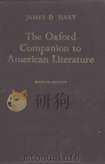THE OXFORD COMPANION TO AMERICAN LITERATURE FOURTH EDITION 1978 PDF电子版封面 JAMES D.HART