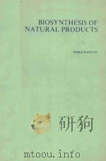 BIOSYNTHESIS OF NATURAL PRODUCTS（1981 PDF版）