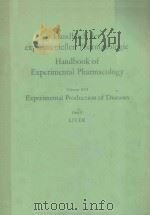 EXPERIMENTAL PRODUCTION OF DISEASES PART 5（1976 PDF版）