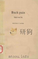 BACK PAIN THE FACT（1981 PDF版）
