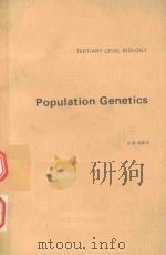 POPULATION GENETICS（1980 PDF版）
