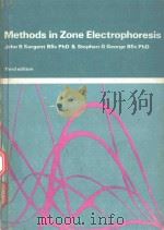 METHODS IN ZONE ELECTROPHORESIS THIRD EDITION（1975 PDF版）
