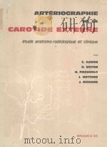 ARTERIOGRAPHIE DE LA CAROTIDE EXTERNE 1970 PDF电子版封面