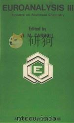 EUROANALYSIS III REVIEWS ON ANALYTICAL CHEMISTRY（1978 PDF版）