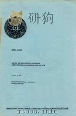 USE OF ISOTOPIC CORRELATIONS IN VERIFICATION SAFEGUARDS APPLICATION 1972 PDF电子版封面