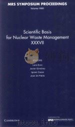 scientific basis for nuclear waste management ⅹⅹⅹⅵ（ PDF版）