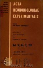 ACTA NEUROBIOLOGIAE EXPERIMENTALIS（1971 PDF版）