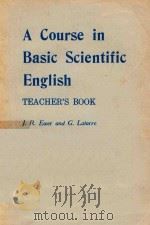 A COURSE IN BASIC SCIENTIFIC ENGLISH TEACHER'S BOOK（1969 PDF版）