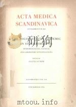 THE POLIOMYELITIS EPIDEMIC IN STOCKHOLM 1953（1956 PDF版）