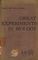 GREAT EXPERIMENTS IN BIOLOGY（1955 PDF版）