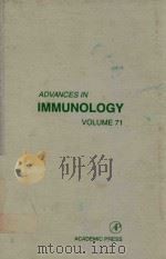 ADVANCES IN IMMUNOLOGY VOLUME 71（1999 PDF版）