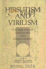 HIRSUTISM AND VIRILISM 1983 PDF电子版封面 0723670455