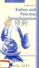 HANDBOOK OF KIDNEY AND PANCREAS TRANSPLANTATION（1998 PDF版）