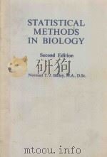 STATISTICAL METHODS IN BIOLOGY SECOND EDITION（1981 PDF版）