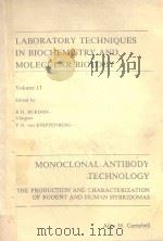 LABORATORY TECHNIQUES IN BIOCHEMISTRY AND MOLECULAR BIOLOGY VOLUME 13（1984 PDF版）