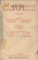 THE MECHANISM OF ACTION OF INSULIN（1960 PDF版）