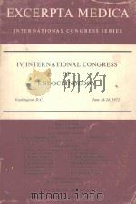 IV INTERNATIONAL CONGRESS OF ENDOCRINOLOGY（1972 PDF版）