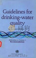 GUIDELINES FOR DRINKING WATER QUALITY SECOND EDITION ADDENDUM TO VOLUME 1 RECOMMENDATIONS（1998 PDF版）