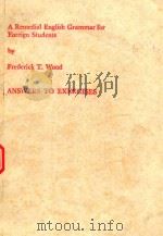 A REMEDIAL ENGLISH GRAMMAR FOR FOREIGN STUDENTS（1966 PDF版）