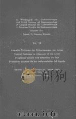 AKTUELLE PROBLEME DER ERKRANKUNGEN DES MAGEN DARM KANALS VOL III（1963 PDF版）