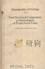 MONOGRAPHS IN VIROLOGY VOL 4（1971 PDF版）
