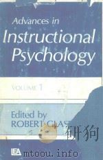 ADVANCES IN INSTRUCTIONAL PSYCHOLOGY VOLUME 1（1978 PDF版）
