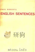 ENGLISH SENTECES 1962 PDF电子版封面 PAUL ROBERTS