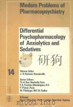 DIFFERENTIAL PSYCHOPHARMACOLOGY OF ANXIOLYTICS AND SEDATIVES 1979 PDF电子版封面 3805527772 J.R.BOISSIER