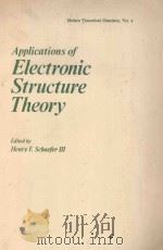 APPLICATIONS OF ELECTRONIC STRUCTURE THEORY（1977 PDF版）