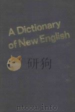A DICTIONARY OF NEW ENGLISH（1974 PDF版）