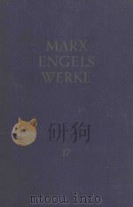 KARL MARX FRIEDRICH ENGELS BAND 17（1962 PDF版）